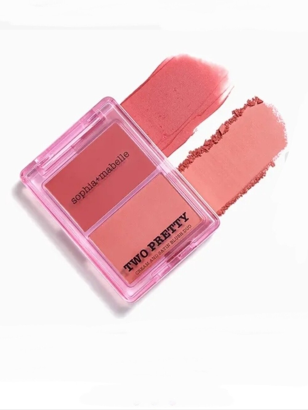 Sophia + Mabelle Two Pretty Cream Blush Duo — Strawberry Sorbet BNIB